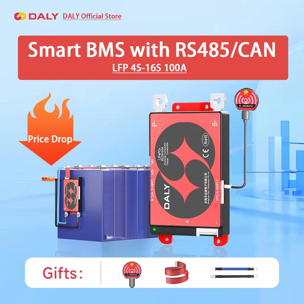 Daly Smart BMS 4S LiFePO4 12V  - Lifepo4 12V 100Ah Bms Bluetooth recensione e prezzo