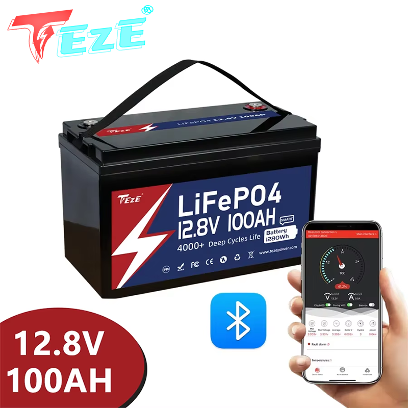Batterie Lifepo4 da 8000 cicli - Lifepo4 12V 100Ah Bms Bluetooth recensione e prezzo