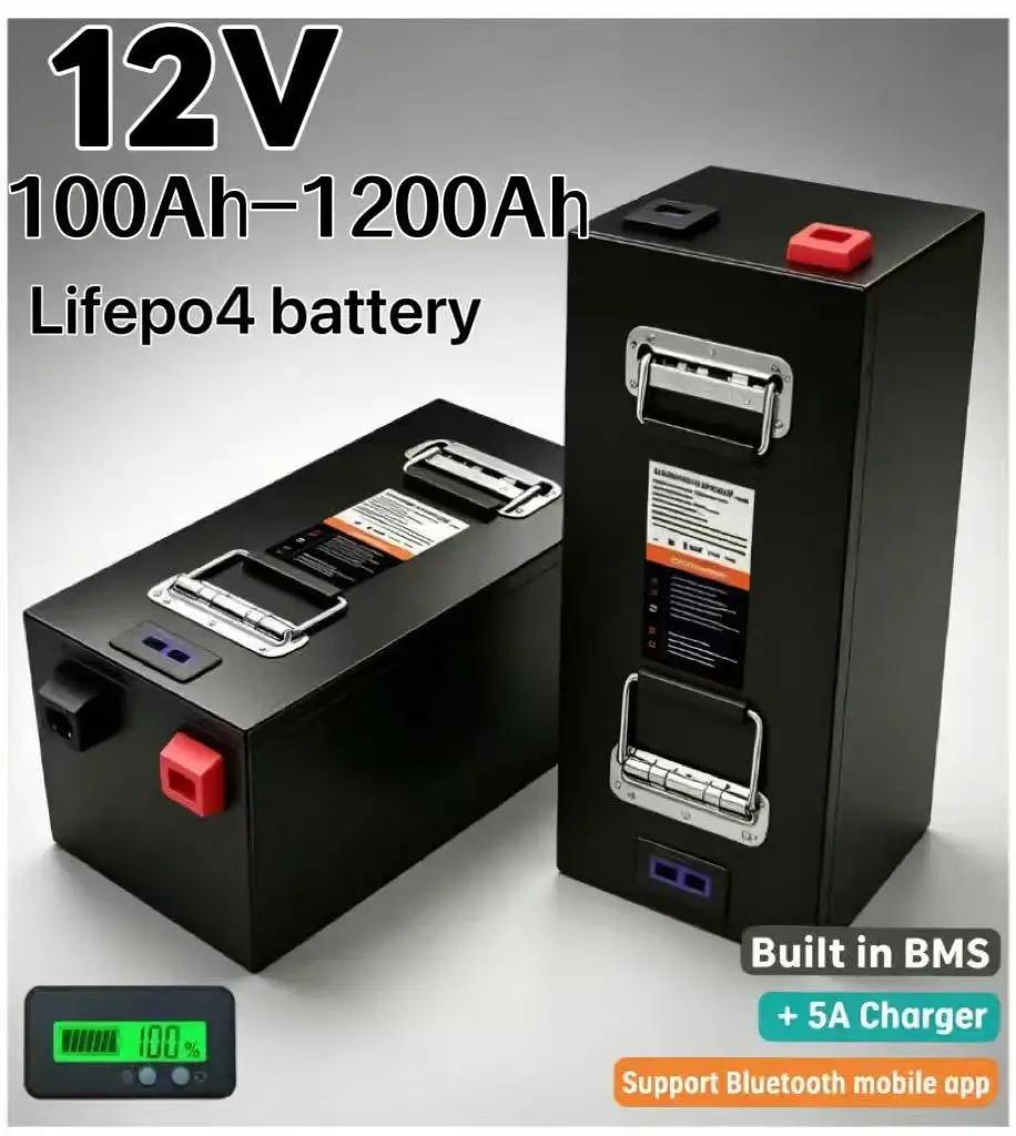 Batteria al litio LiFePO4 12V  - Lifepo4 12V 100Ah Bms Bluetooth recensione e prezzo