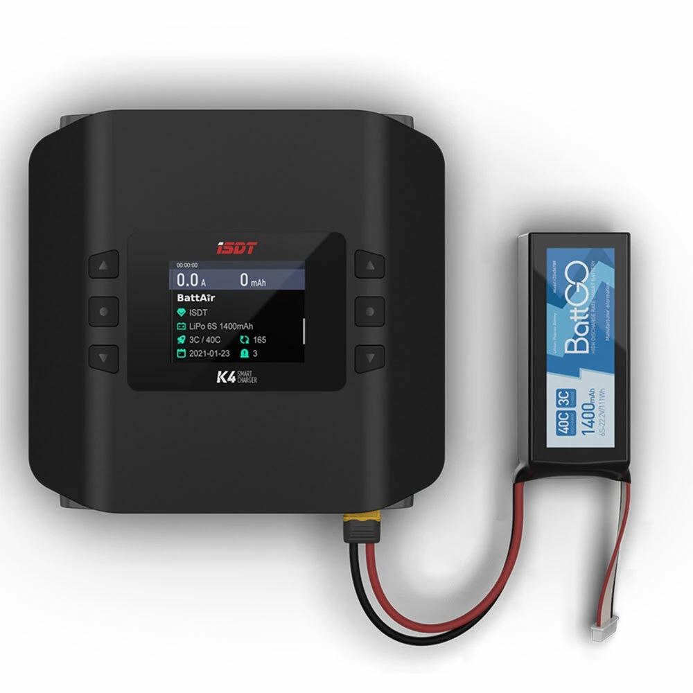 Caricabatterie bilanciatore in - Isdt K4 Dual Lipo Charger recensione e prezzo