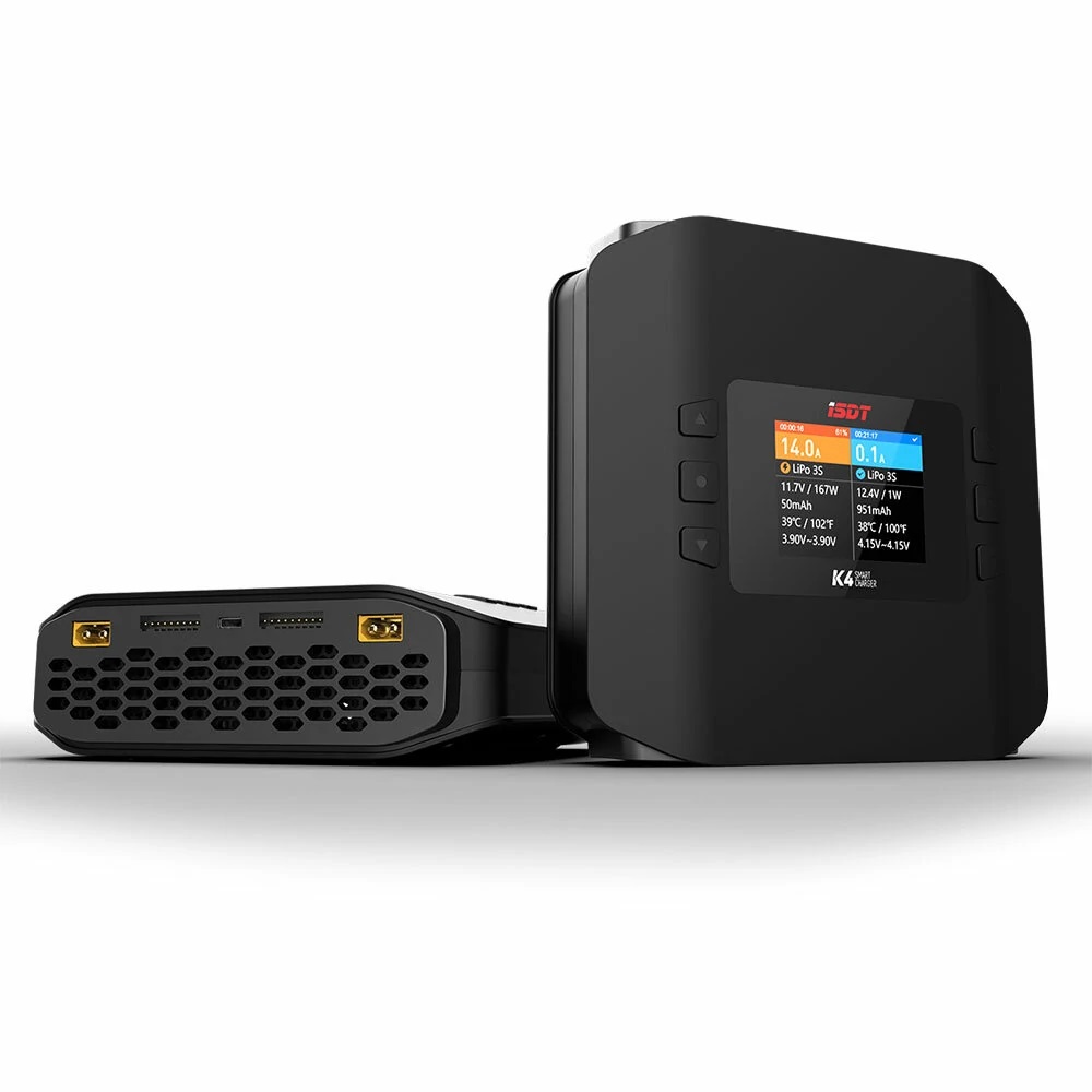 Caricabatterie bilanciatore in - Isdt K4 Dual Lipo Charger recensione e prezzo