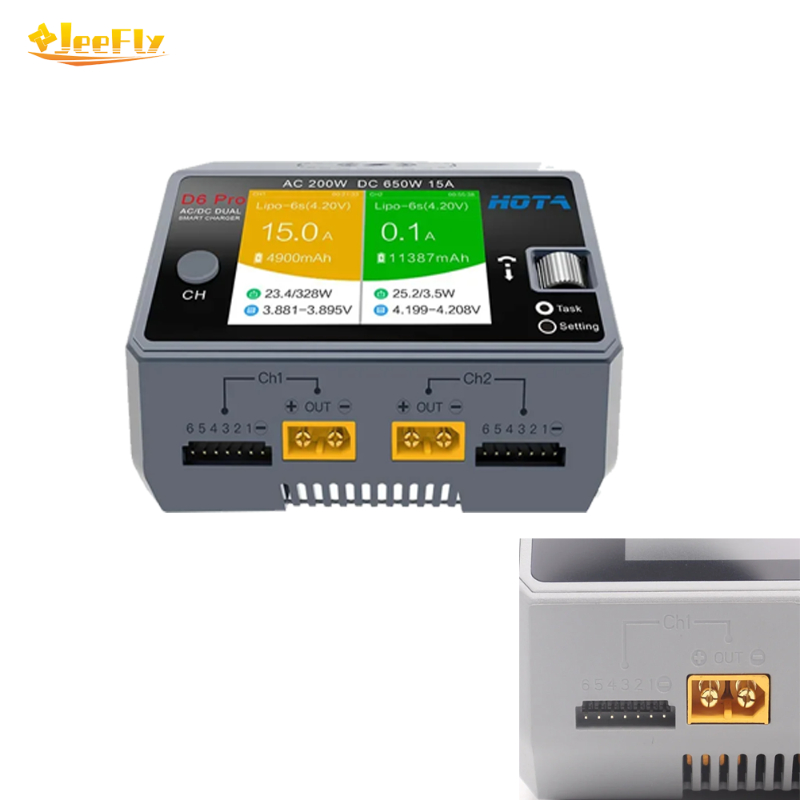 Caricabatterie Intelligente HO - Hota D6 Pro Dual Lipo Charger recensione e prezzo